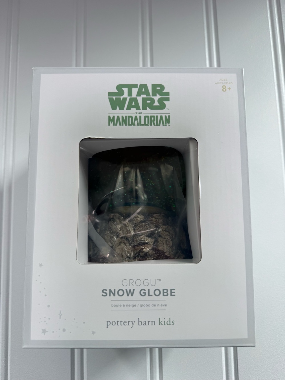 Pottery Barn Kids Teen Star Wars The Mandalorian Grogu Snow Globe NEW 3018